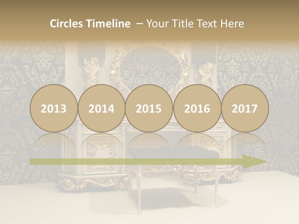 Dressing Frame Decor PowerPoint Template