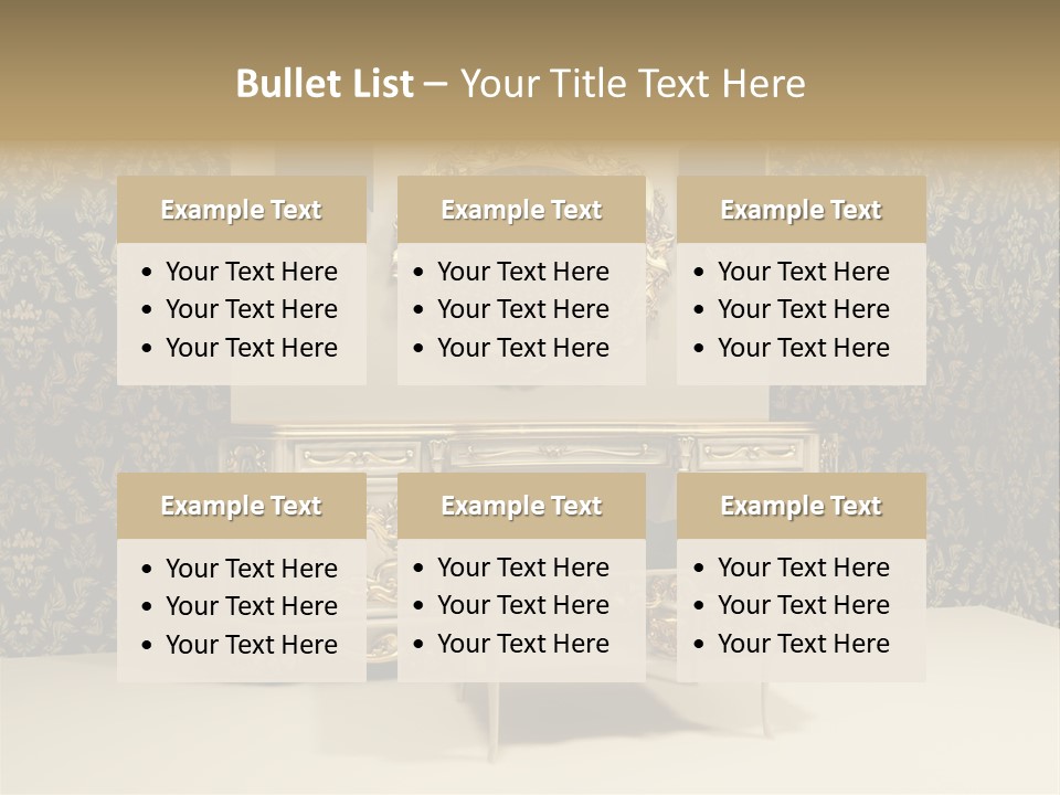 Dressing Frame Decor PowerPoint Template