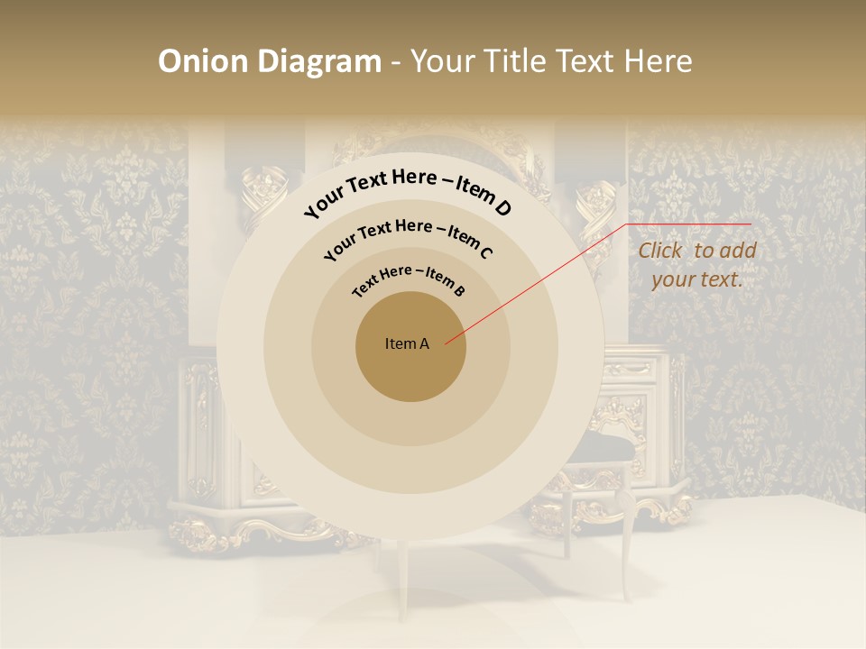 Dressing Frame Decor PowerPoint Template