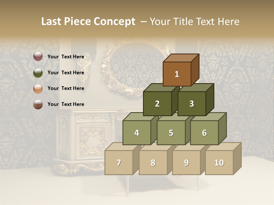 Dressing Frame Decor PowerPoint Template