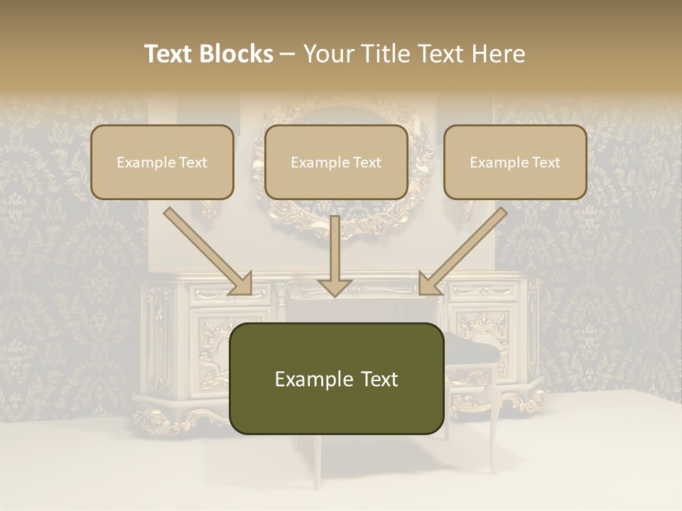 Dressing Frame Decor PowerPoint Template
