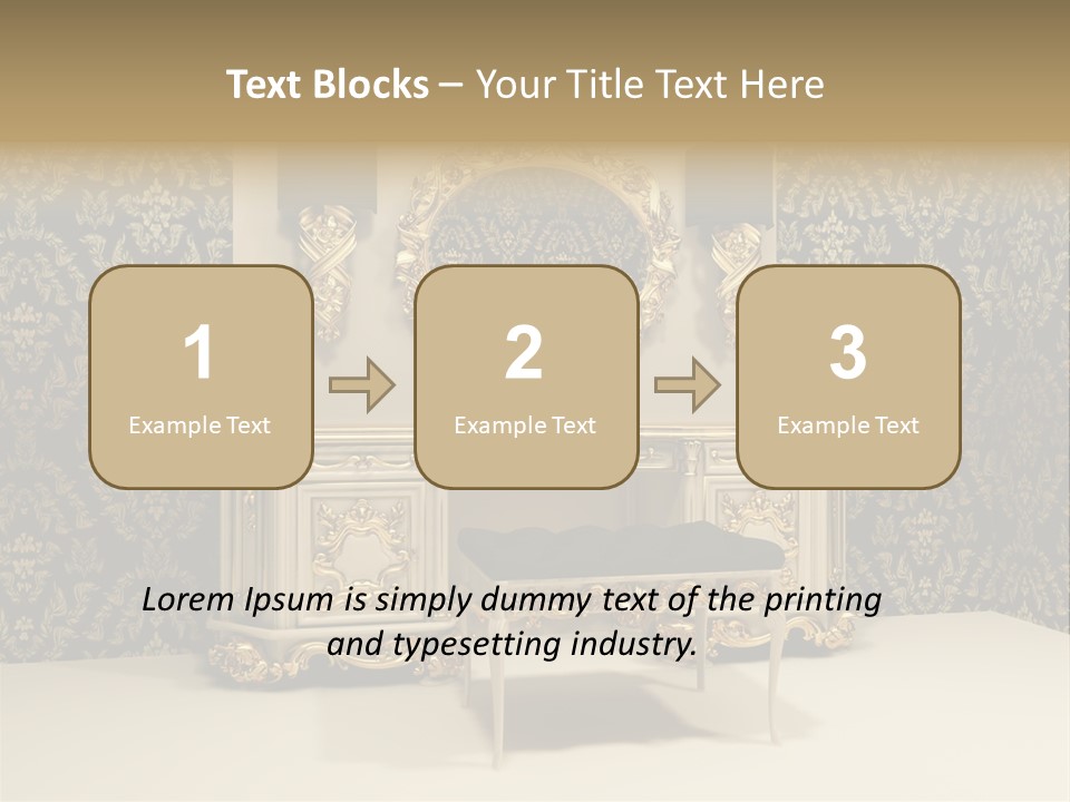 Dressing Frame Decor PowerPoint Template
