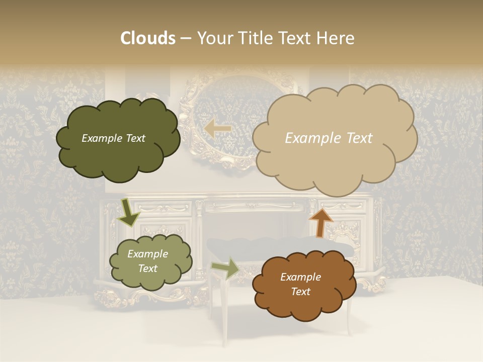 Dressing Frame Decor PowerPoint Template