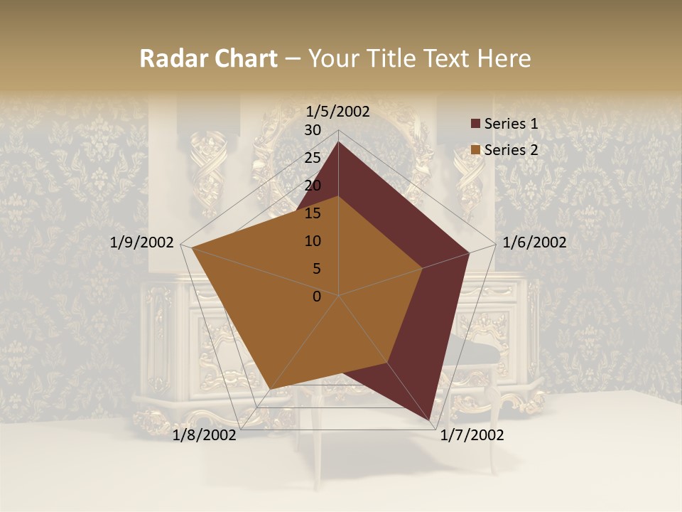 Dressing Frame Decor PowerPoint Template