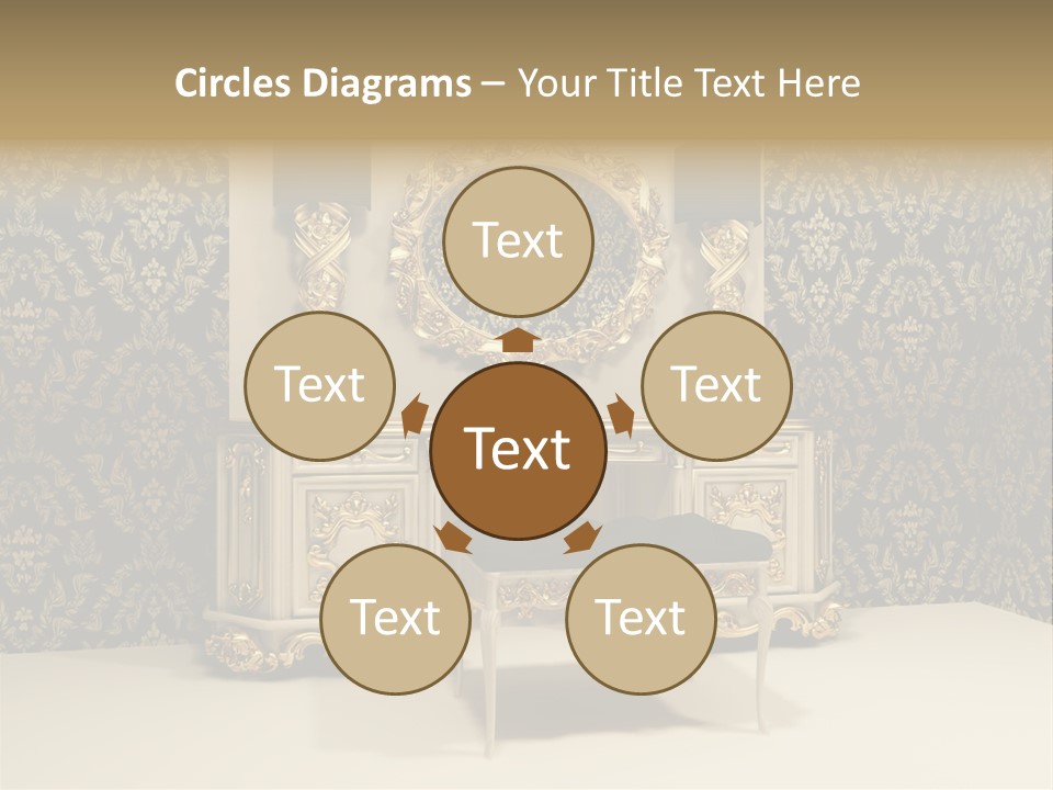 Dressing Frame Decor PowerPoint Template