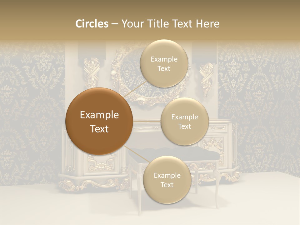 Dressing Frame Decor PowerPoint Template