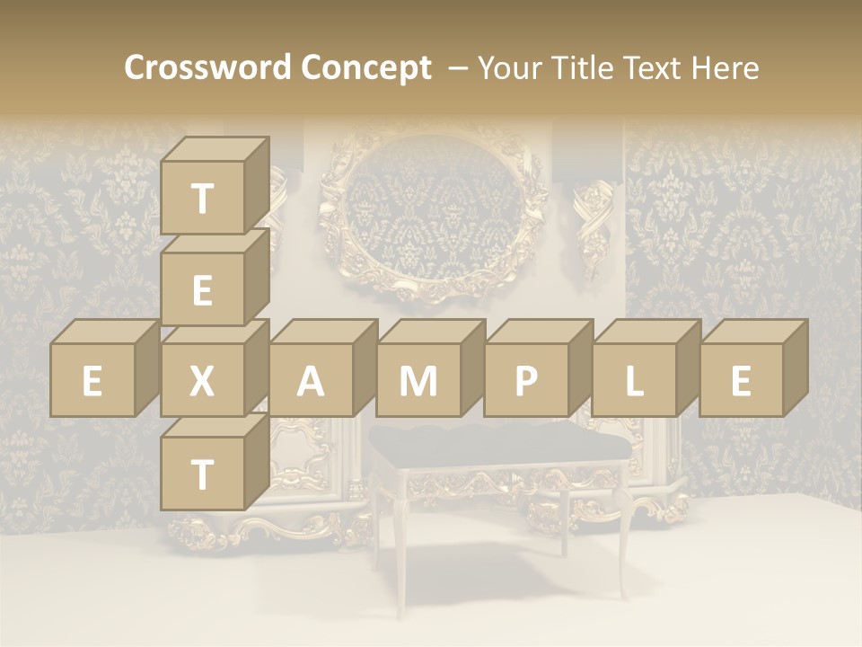 Dressing Frame Decor PowerPoint Template