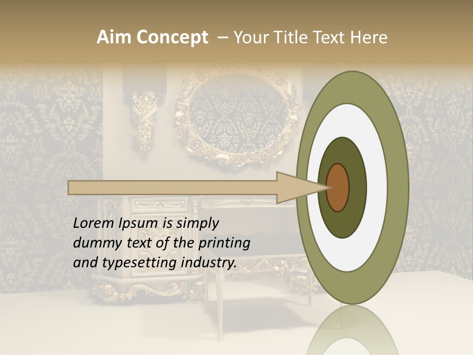 Dressing Frame Decor PowerPoint Template