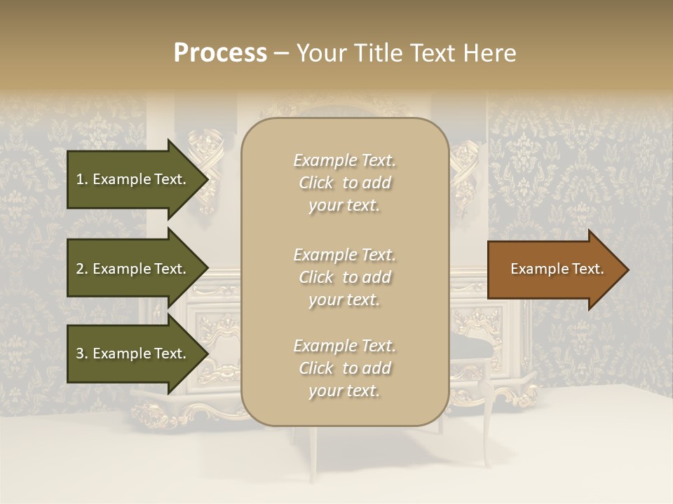 Dressing Frame Decor PowerPoint Template