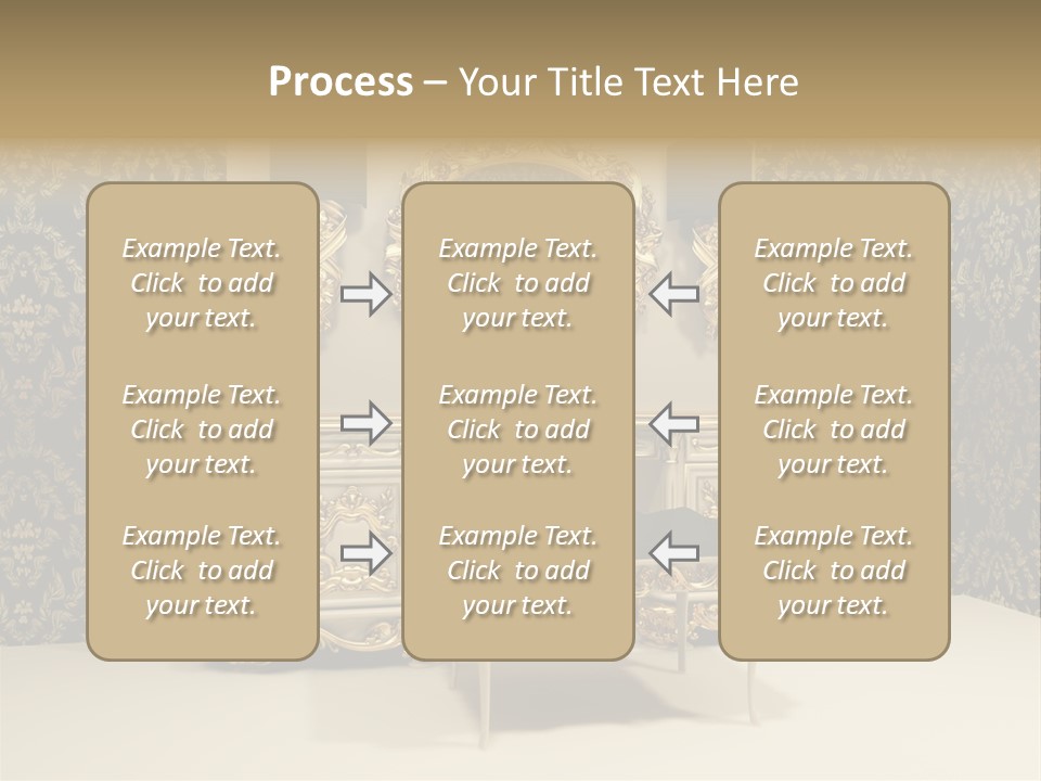 Dressing Frame Decor PowerPoint Template