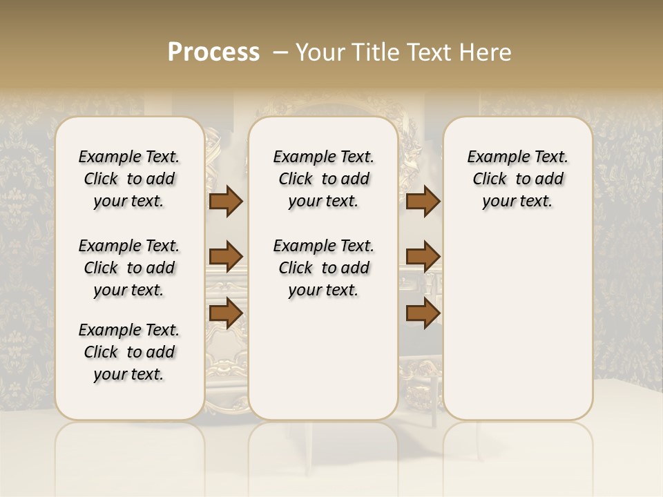Dressing Frame Decor PowerPoint Template