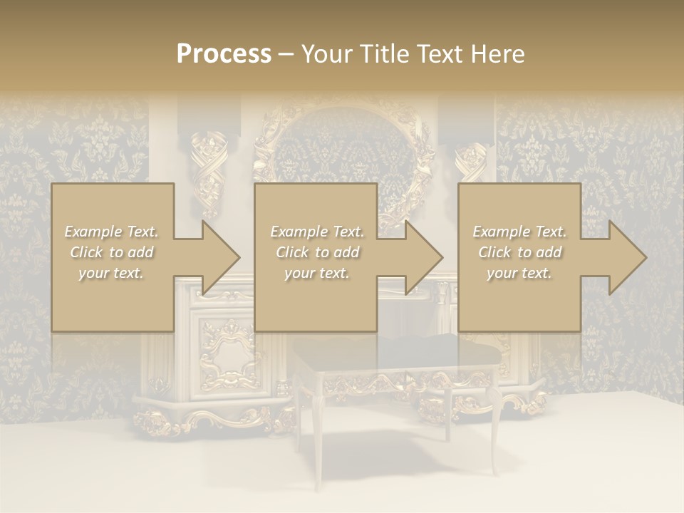 Dressing Frame Decor PowerPoint Template