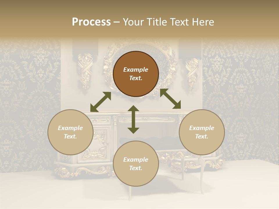 Dressing Frame Decor PowerPoint Template