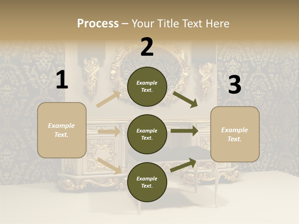 Dressing Frame Decor PowerPoint Template