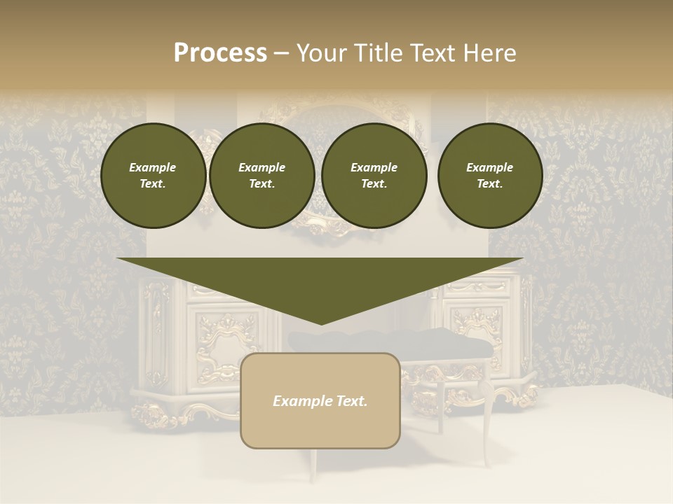 Dressing Frame Decor PowerPoint Template