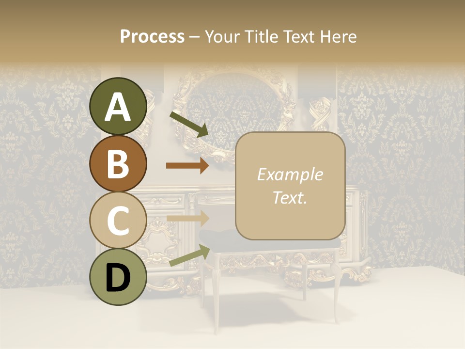 Dressing Frame Decor PowerPoint Template