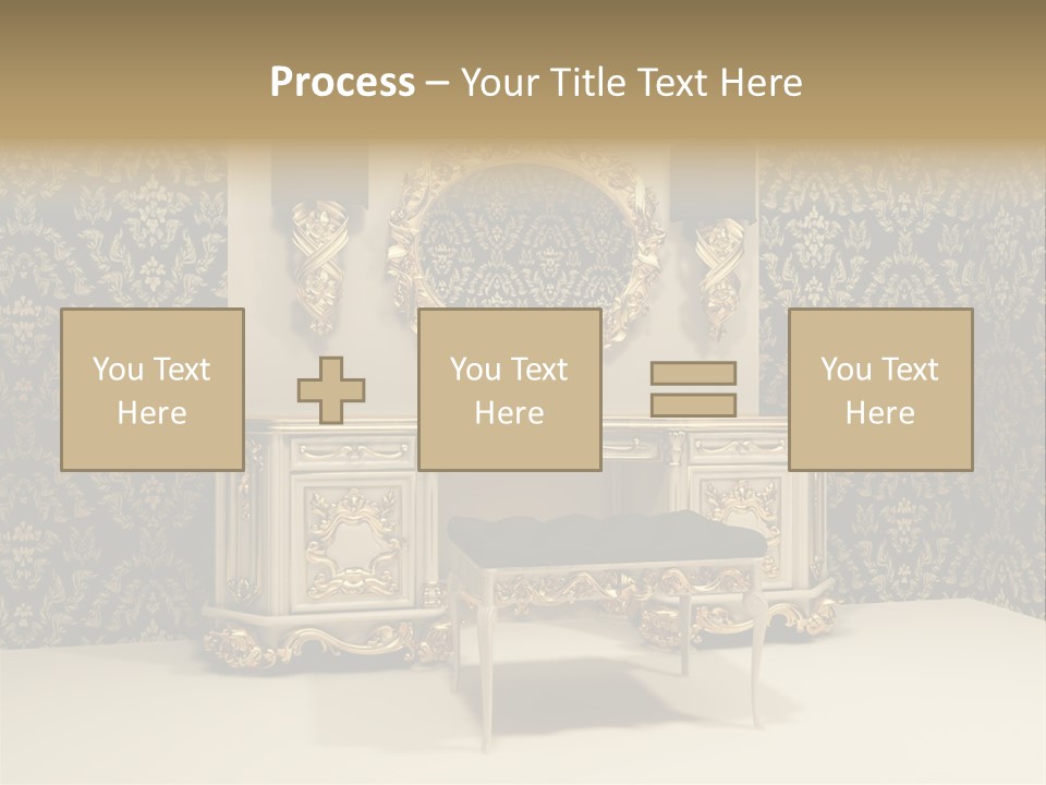 Dressing Frame Decor PowerPoint Template