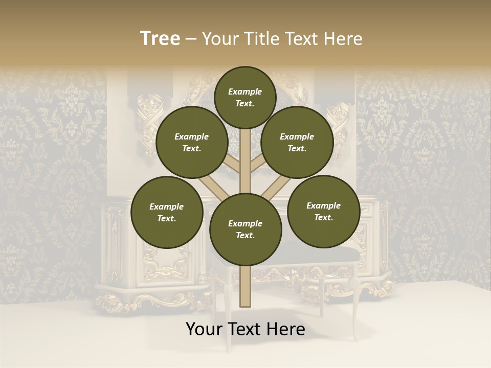 Dressing Frame Decor PowerPoint Template