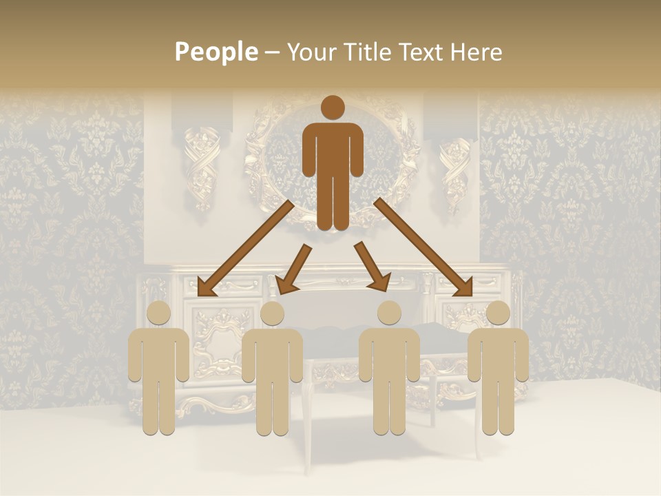 Dressing Frame Decor PowerPoint Template