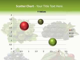 Strawberries Fruit Background PowerPoint Template