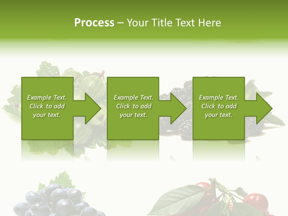 Strawberries Fruit Background PowerPoint Template