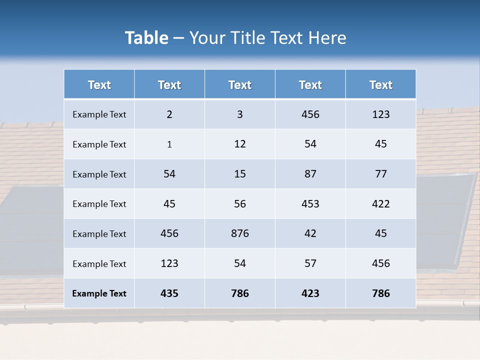 Renewable Photovoltaic Development PowerPoint Template