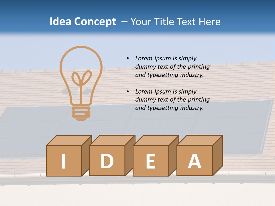 Renewable Photovoltaic Development PowerPoint Template
