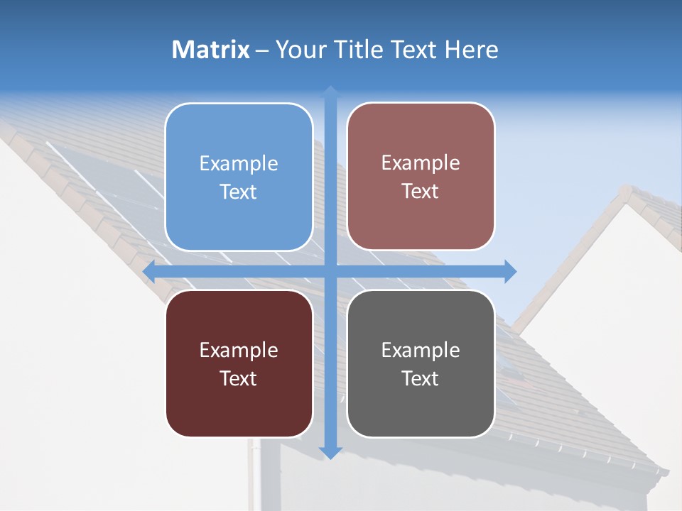 Roof Renewable Sky PowerPoint Template