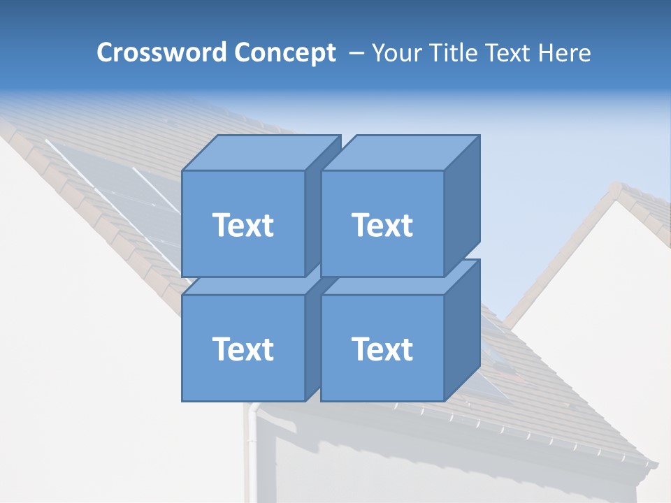 Roof Renewable Sky PowerPoint Template