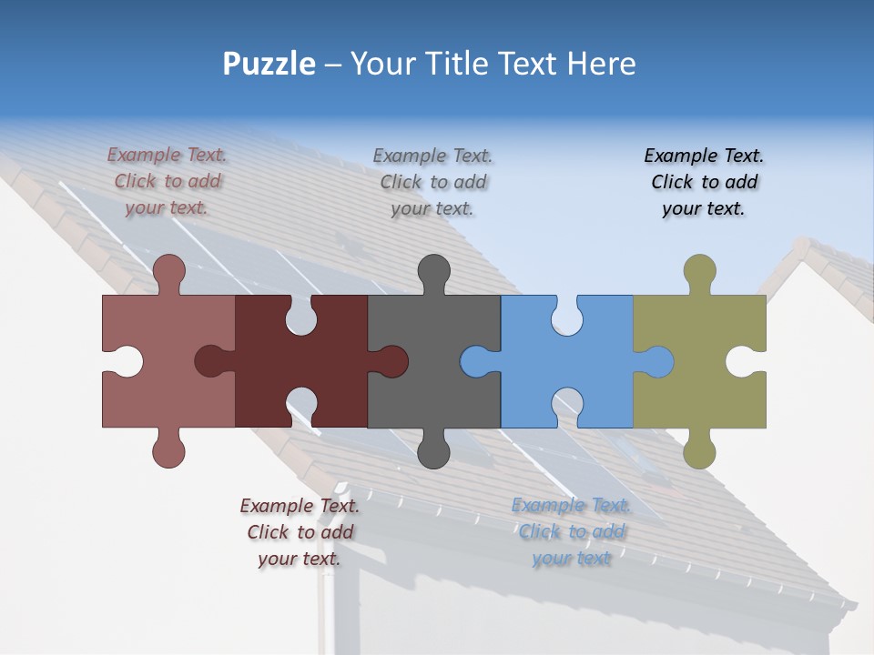 Roof Renewable Sky PowerPoint Template