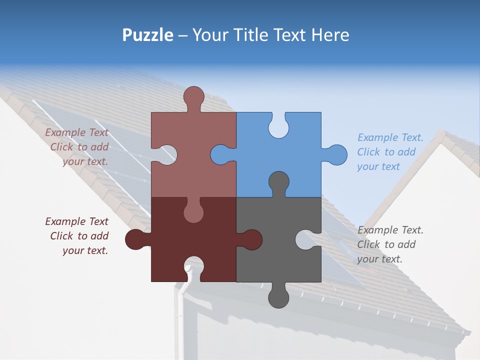 Roof Renewable Sky PowerPoint Template