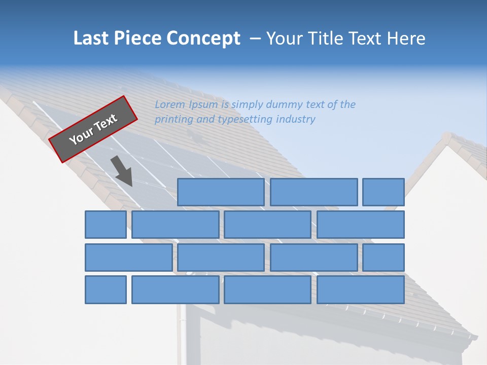 Roof Renewable Sky PowerPoint Template