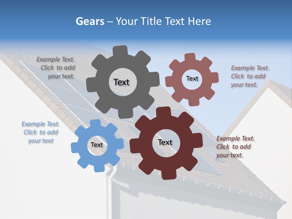 Roof Renewable Sky PowerPoint Template