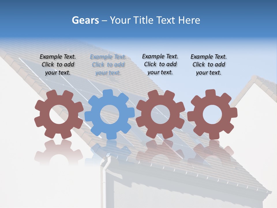 Roof Renewable Sky PowerPoint Template