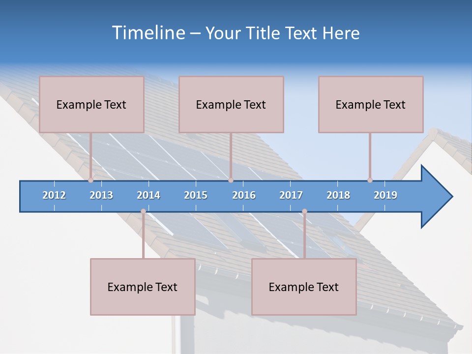 Roof Renewable Sky PowerPoint Template