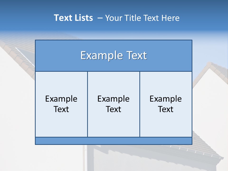 Roof Renewable Sky PowerPoint Template