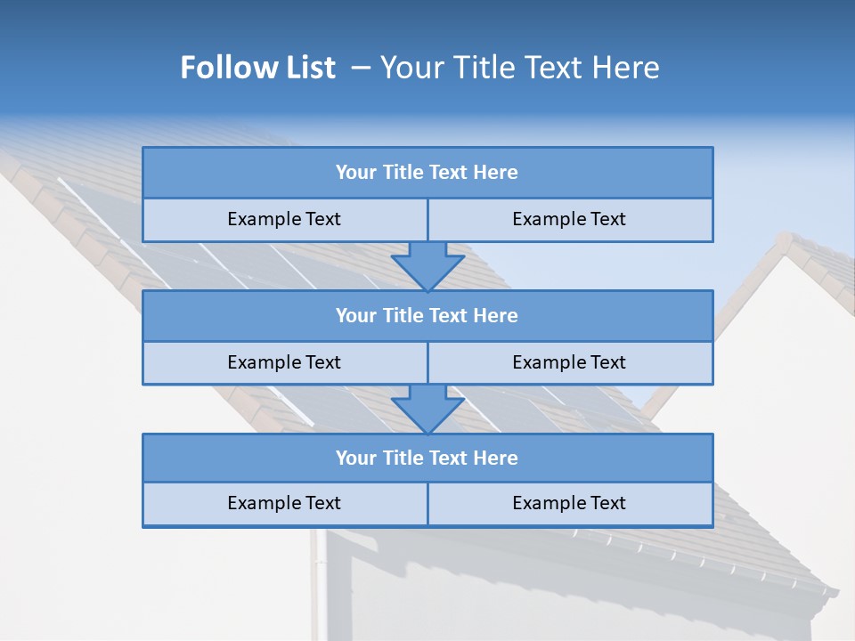 Roof Renewable Sky PowerPoint Template