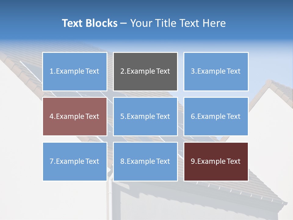 Roof Renewable Sky PowerPoint Template
