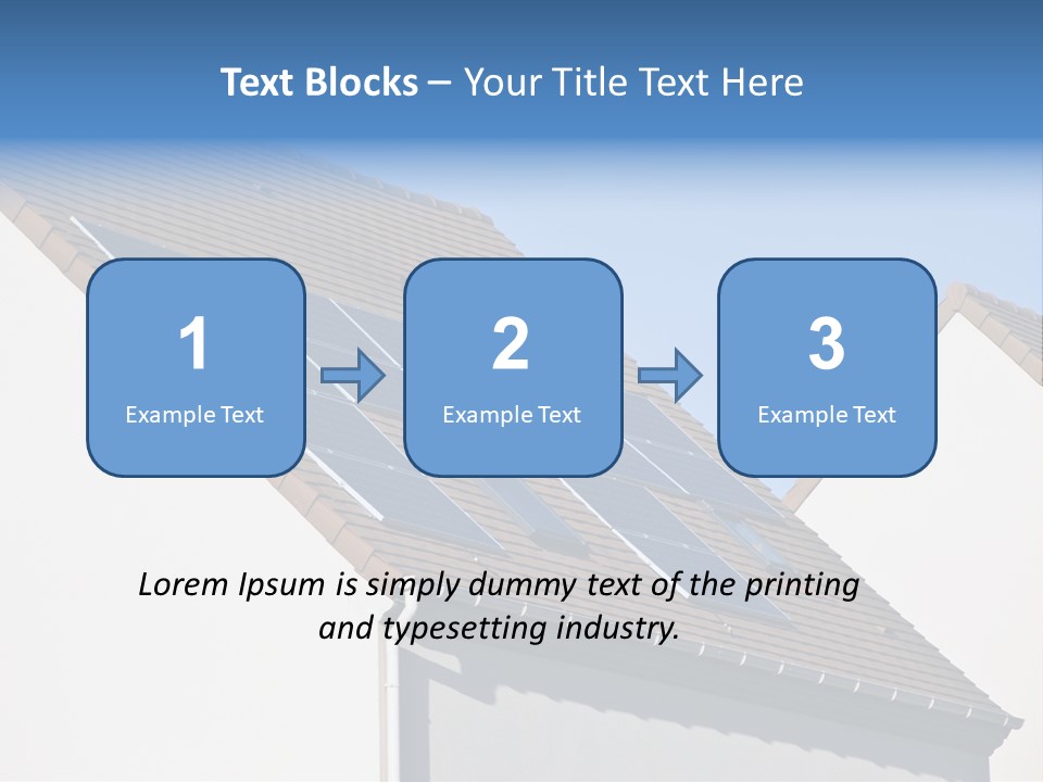 Roof Renewable Sky PowerPoint Template
