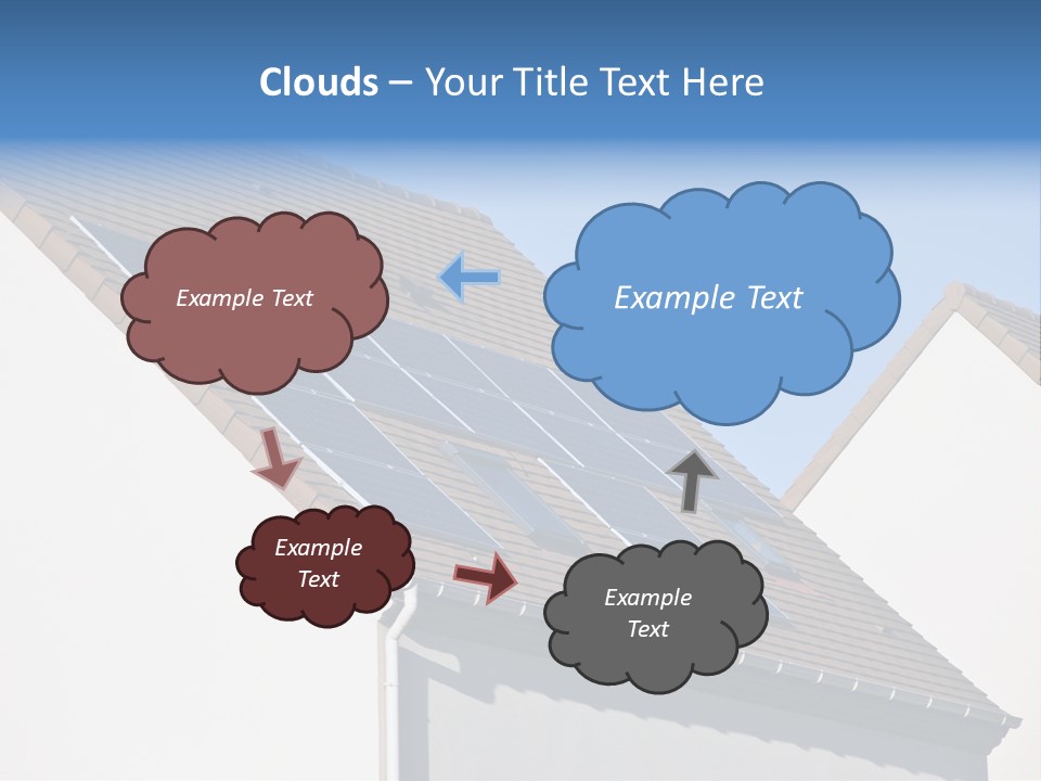 Roof Renewable Sky PowerPoint Template