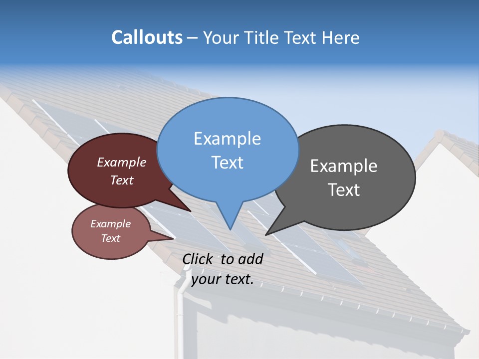 Roof Renewable Sky PowerPoint Template