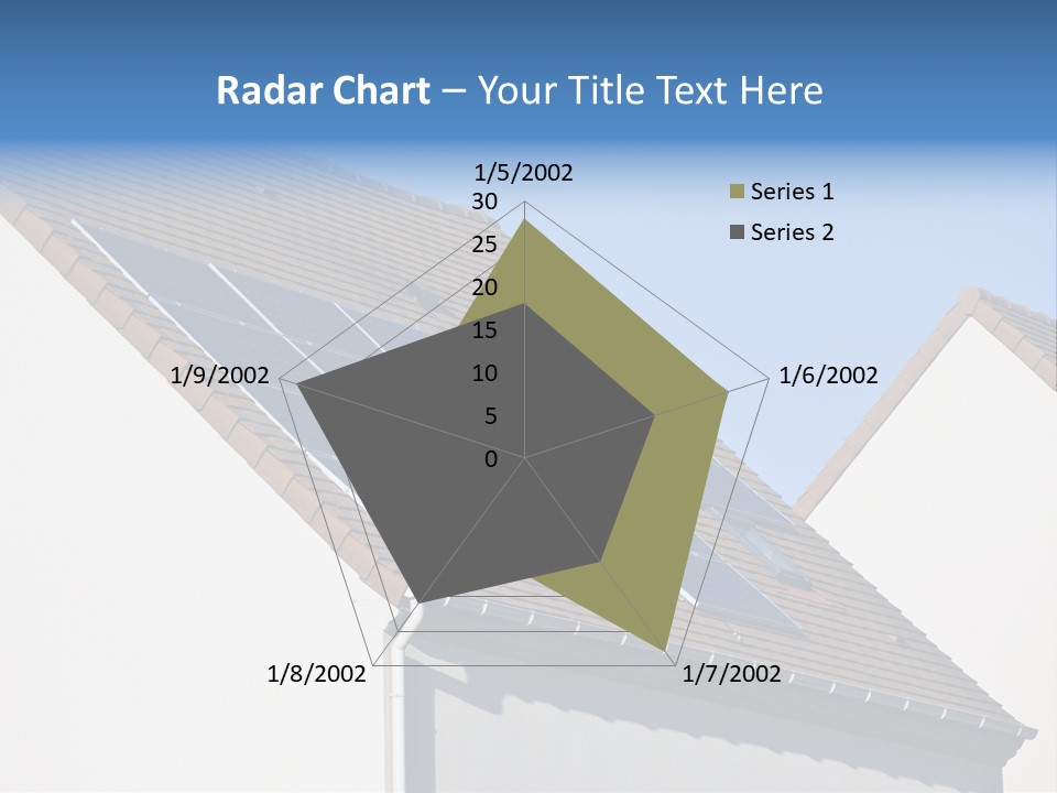 Roof Renewable Sky PowerPoint Template