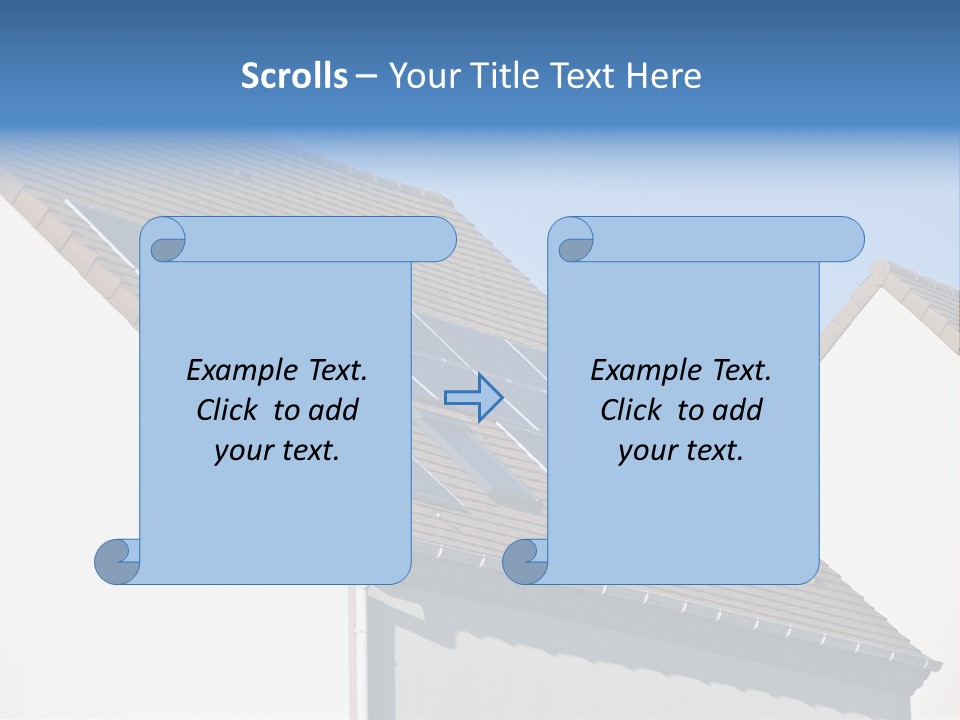 Roof Renewable Sky PowerPoint Template