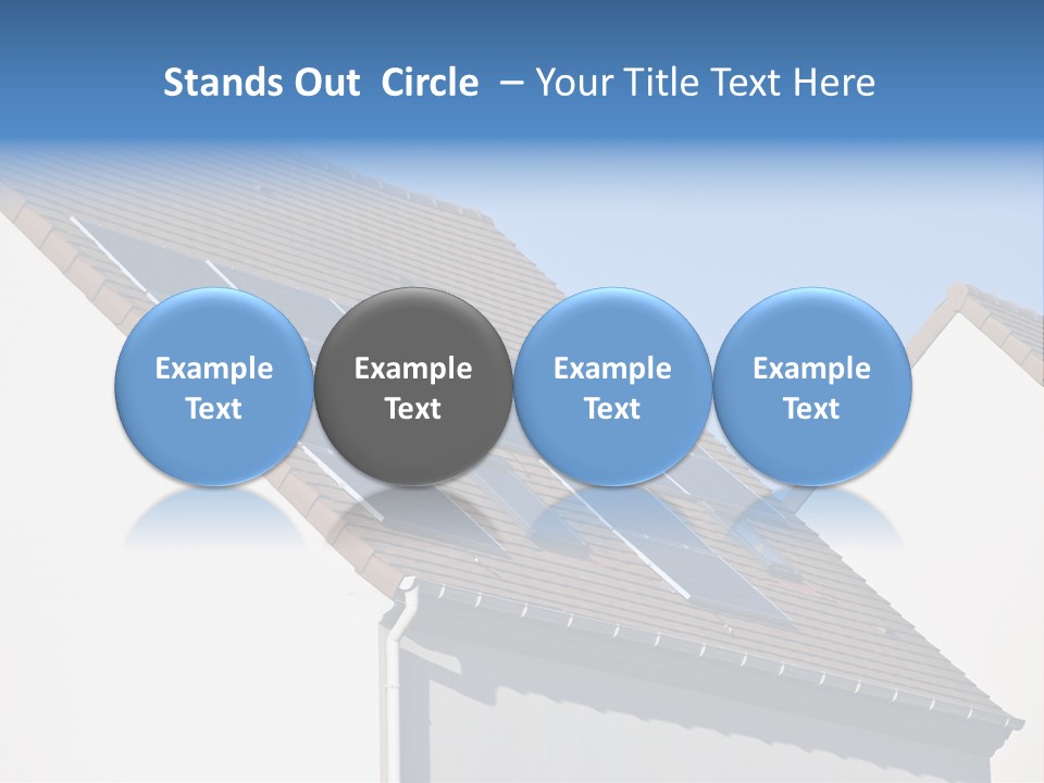 Roof Renewable Sky PowerPoint Template