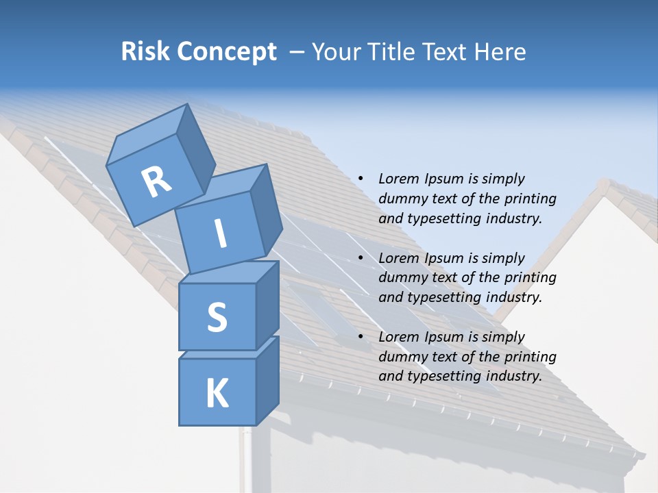 Roof Renewable Sky PowerPoint Template