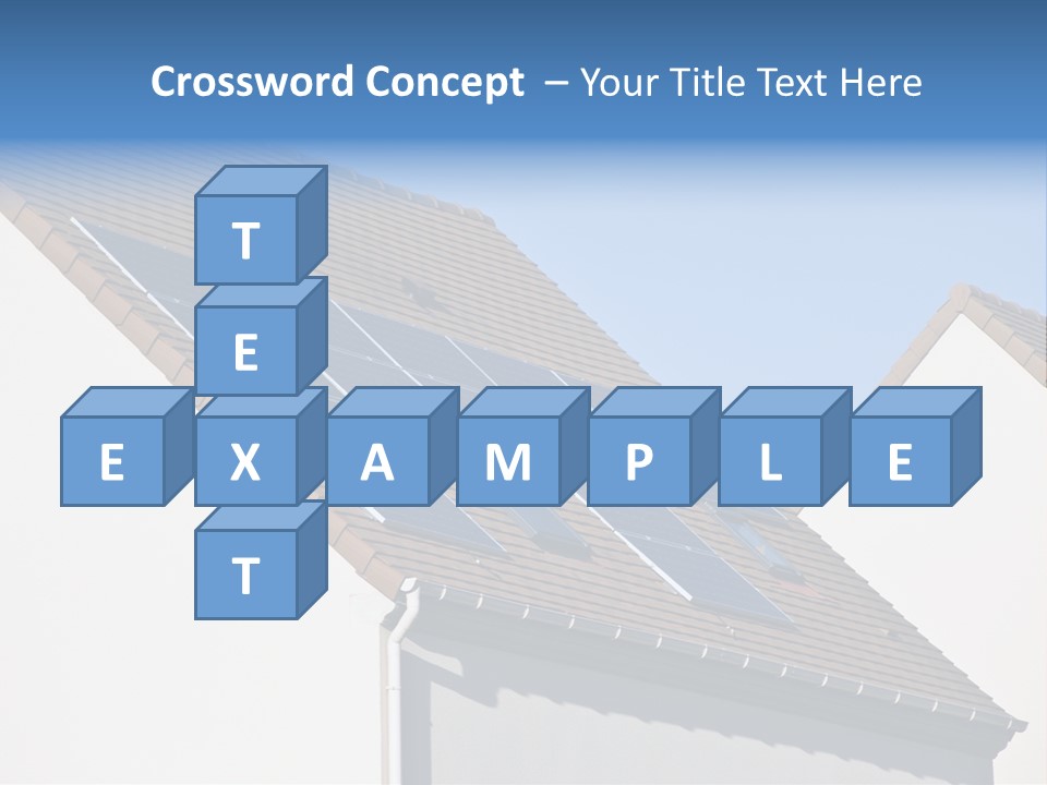 Roof Renewable Sky PowerPoint Template