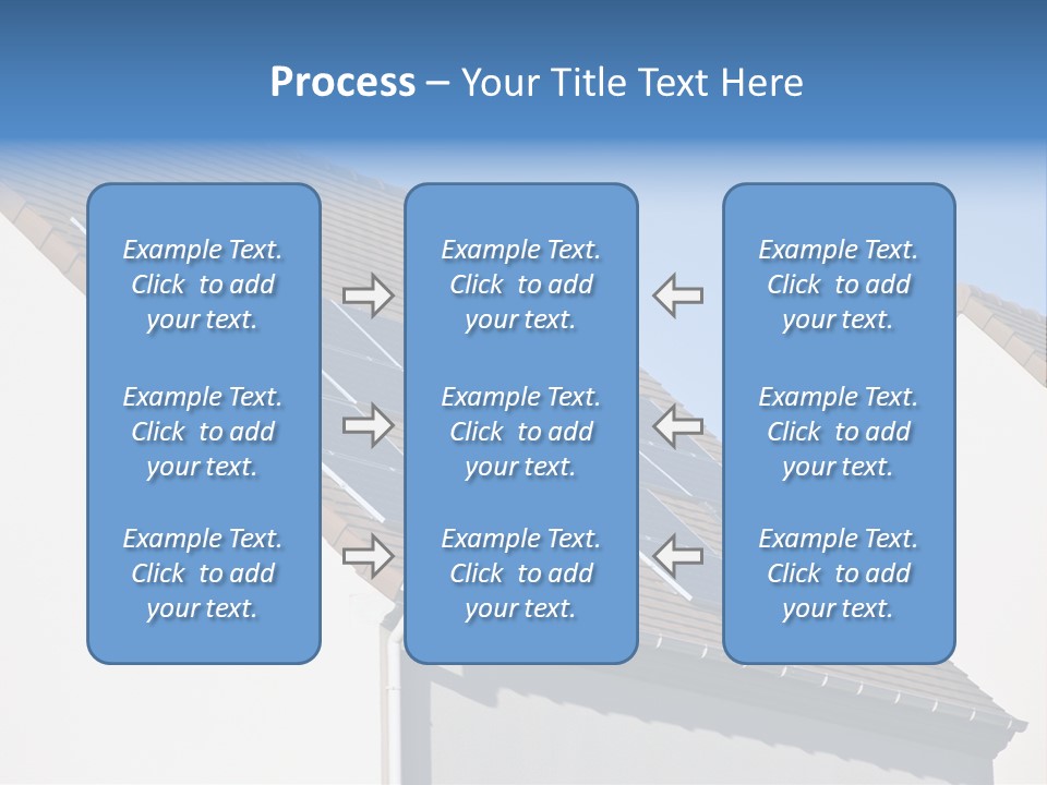Roof Renewable Sky PowerPoint Template