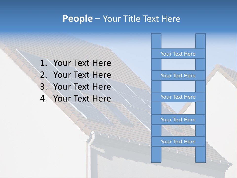 Roof Renewable Sky PowerPoint Template