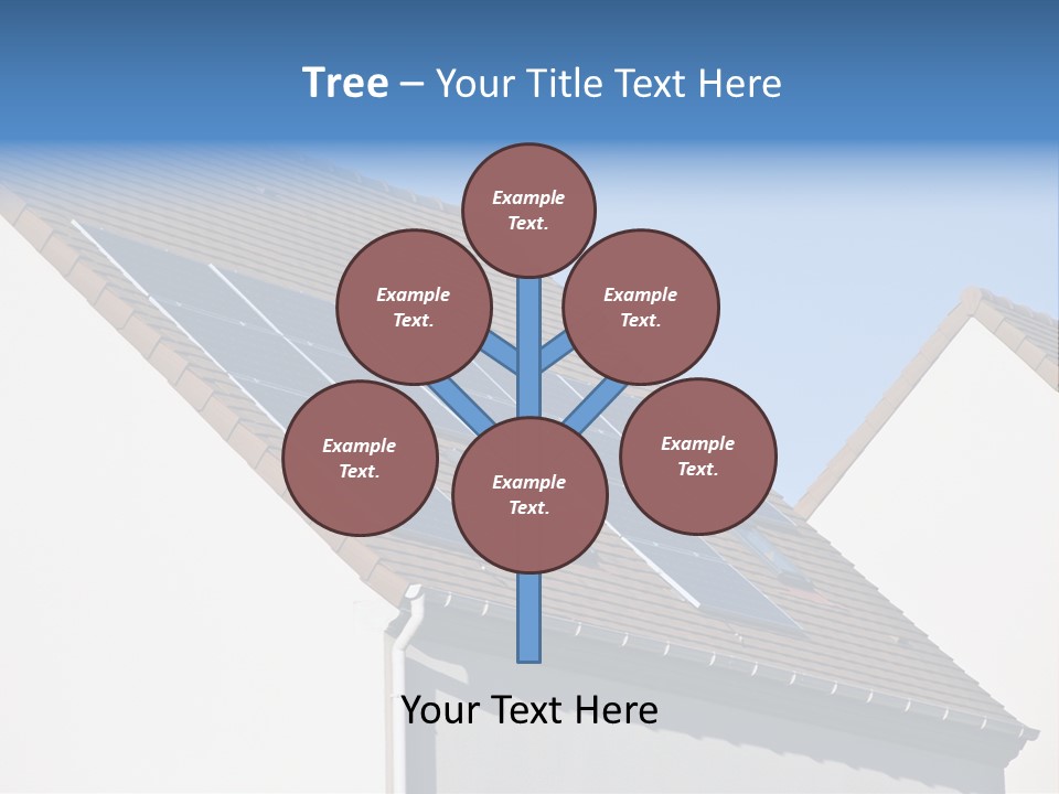 Roof Renewable Sky PowerPoint Template