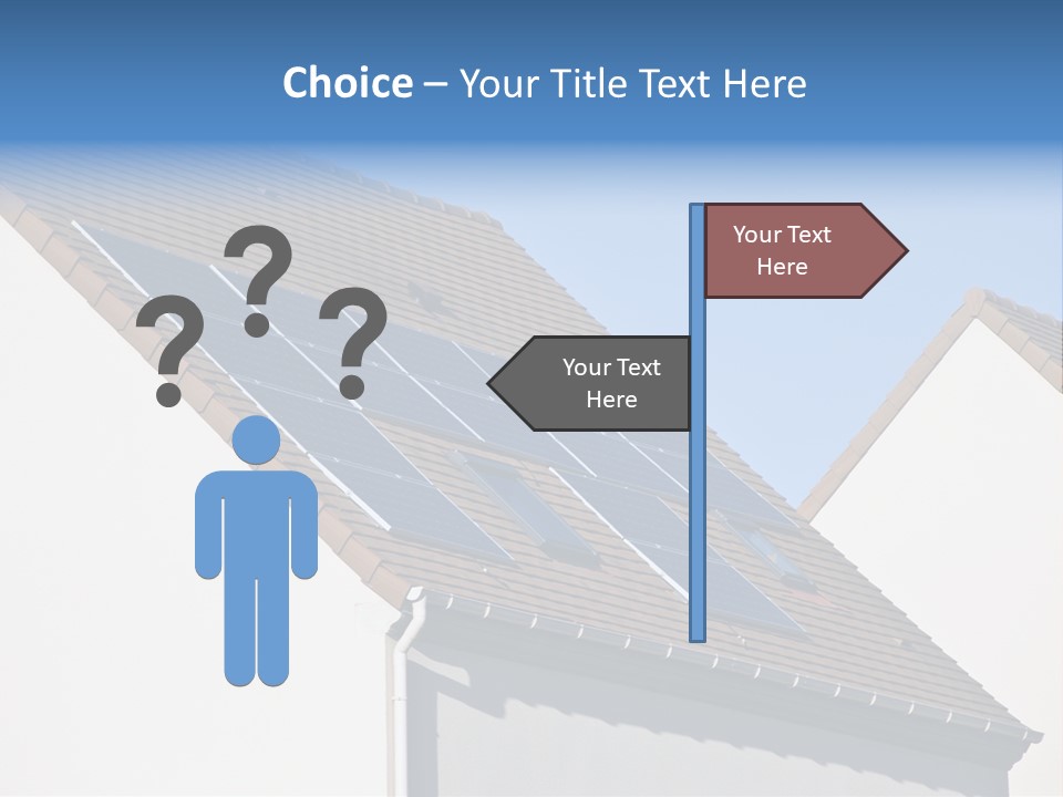 Roof Renewable Sky PowerPoint Template